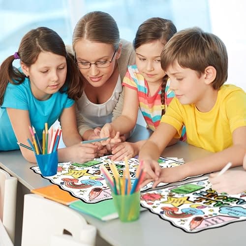 Pajean 25 Pcs All About Me Posters Student Activity Kit - Star Student Poster for Classroom Must Haves - First Day of School Activity for Kindergarten & Elementary thumbnail 5