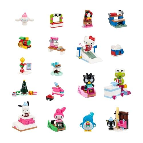 BLDR Hello Kitty and Friends 2025 Advent Calendar Building Set - 8 Buildable Minifigures & 16 Buildable Gifts - Kids and Sanrio Fans Ages 8+, 0134 thumbnail 3