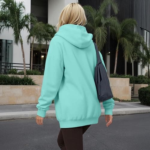 YARBCEN Womens Hooded Hoodies Sweatshirts - Long Sleeve Crewneck Sweaters With Pocket 2026 Fashion Spring Oversized Clothes thumbnail 5