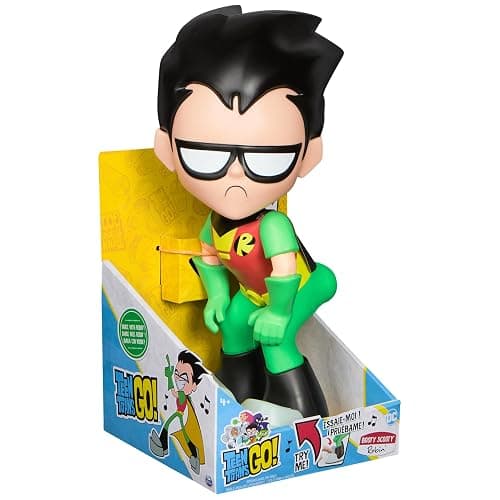 DC Comics Teen Titans Go! Booty Scooty Robin, Dancing Figure with Music, Press-Activated, Collectible Toy for Kids Ages 4 and Up thumbnail 6