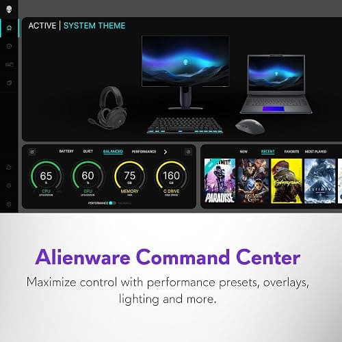 Alienware 16 Area-51 Gaming Laptop AA16250-16" WQXGA 240Hz Display, Intel Core Ultra 9-275HX, 32GB DDR5 RAM, 1TB SSD, NVIDIA GeForce RTX 5070Ti, Windows 11 Home, Onsite Service - Liquid Teal - Intel Core Ultra 9-275HX - 32 GB - 16.0 WQXGA - RTX 5070TI thumbnail 8