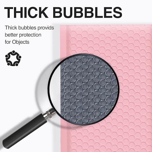 UCGOU Bubble Mailers 8.5x12 Inch Light Pink 25 Pack Poly Padded Envelopes #2 Medium Mailing Opaque Packaging Postal Self Seal Waterproof Boutique Shipping Bags for Clothes Makeup Supplies thumbnail 5