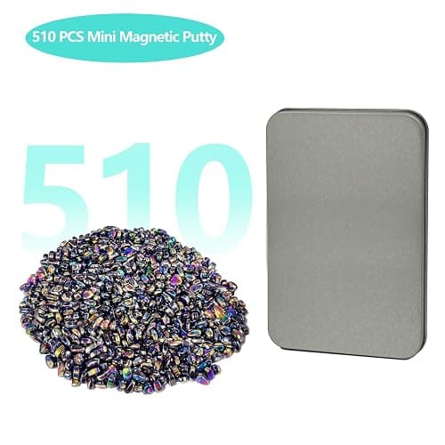 510pcs Ferrite Putty Fidget Toys, Magnetic Stones Fidget Toys Adults, Desk Fidgets Toys for Stress and Anxiety Relief and Kill Time, Novelty Adults Gifts Colorful thumbnail 7