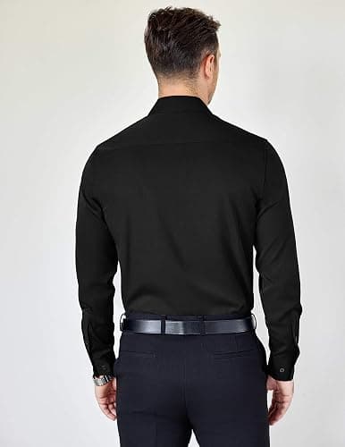 COOFANDY Men's Shirt Long Sleeve Button Down Non-Iron Casual Shirts Business Casual Regular Fit Plain Shirts thumbnail 4