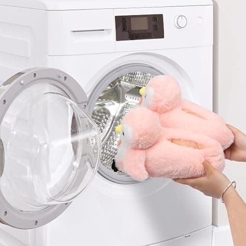 Aopuro Cute Women Penguin Animal Slippers Fluffy Warm Plush House Shoes Novelty Soft Slippers Cartoon Gifts for Birthday Christmas thumbnail 3