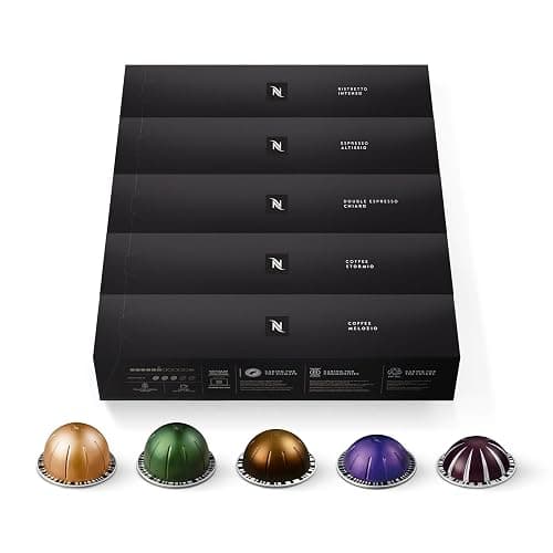 Nespresso Vertuo, Discovery Variety Pack, 50-Count Coffee and Espresso Pods | Capsules Pack of 1 Brews 7.77 Fl. oz 2.7 1.35 thumbnail 2