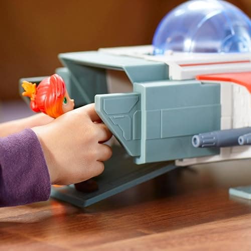 Star Wars: Young Jedi Adventures The Crimson Firehawk, 17-Inch Ship with 2 Action Figures, Toys, Preschool Toys for 3 Year Old Boys & Girls thumbnail 10
