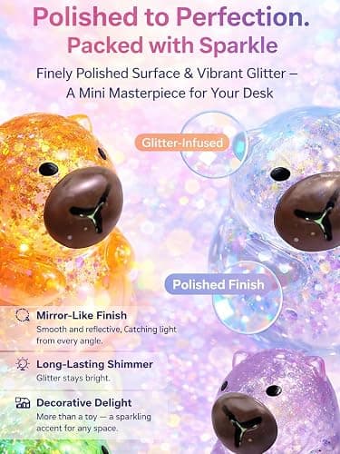 Capybara squishy- pink or orange thumbnail 3
