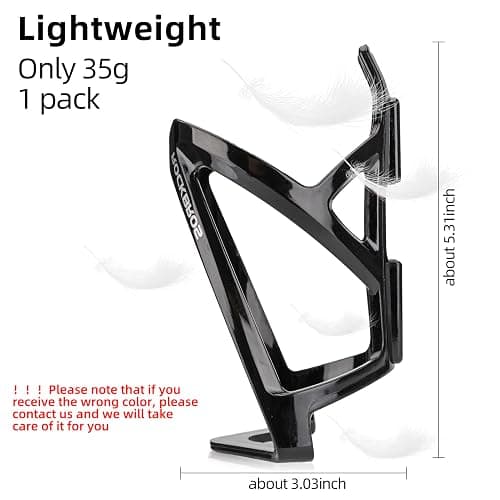 ROCKBROS Bike Water Bottle Holder Ultra-Light Bicycle Bottle Cages with Screws Tool, Universal Bike Cup Holder Rack for Road MTB Bikes… thumbnail 3