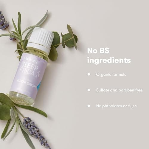 Frida Baby Natural Sleep Vapor Bath Drops, Lavender Essential Oil Bath Drops for Bedtime, Relaxing & Calming Aromatherapy Oil for Better Sleep - Sleep thumbnail 6