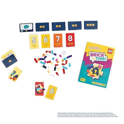 Asmodee Brick Like This! The Official Lego Party Game - A Fast, Fun Building Game for Families, Kids, Teens & Adults, Ages 7+, 2-8 Players, 15 Minute Playtime | A Fast, Fun Building Game for Families, Kids, Teens & Adults, Ages 7+, 2-8 Players, 15 Minute Playtime thumbnail 4