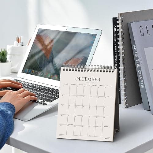 Jotsome Desk Calendar 2026-2027, Small Standing Flip Desktop Calendar | 16 Months Calendar From September 2026 to December 2027, Double-Sided Design Desk Calendar with To Do List, Easy Organizing thumbnail 7