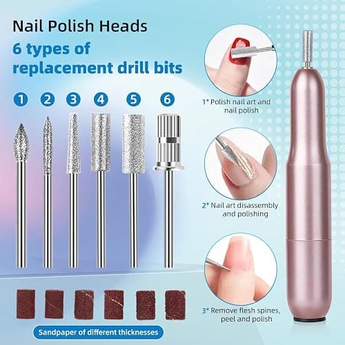 Acrylic Nail Kit with Drill Set for Beginners with Everything 12 Color Acrylic Powder Nail Decoration Tools Home Salon thumbnail 5