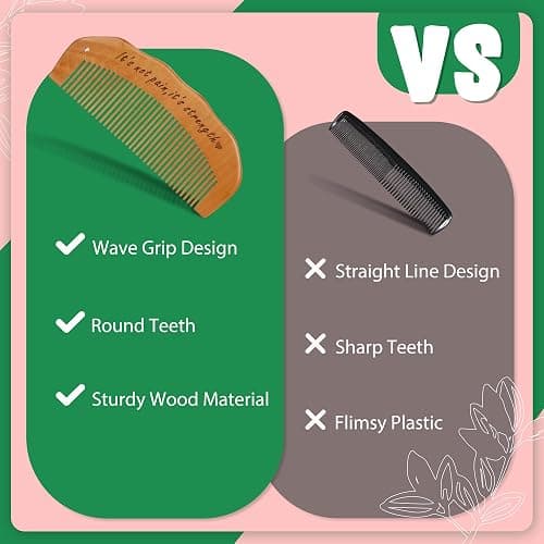 Arrozon Birth Comb for Women Labor, Wooden Labor comb Natural Labor and Delivery Essentials, Birthing Combs Hospital Bag Must Haves for Pregnant Women, Wood Comb Labor Gifts for Moms thumbnail 8