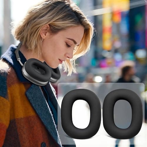SOULWIT Anti-Transpiration Coussinets en Silicone pour Air-Pods Max, Ajustement Confortable pour Exercices en Salle de Sport, Faciles à Nettoyer, Aucune Perte de Qualité Sonore thumbnail 6