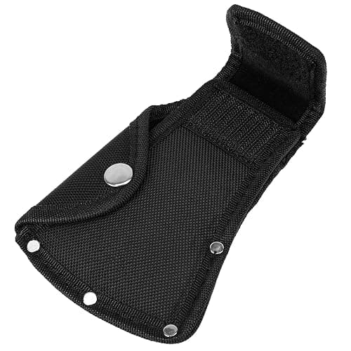 Hatchet Head Sheath Black Axe Sheath, Axe Head Cover for 1-1/4lb Axes, Double Snap Hatchets Blade Protector Hatchets Cover Hatchet Edge Protector for Outdoor Hiking Outdoors Work Axes Jacket - Image 1