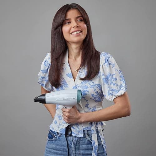 Remington Shine Therapy Hair Dryer (Ionic, 90% more Ions for Frizz Free Shine, Powerful, Fast Professional Drying, Diffuser, Concentrator, 3 Heat / 2 Speed Settings, Cool Shot, 2300W) D5216 thumbnail 3