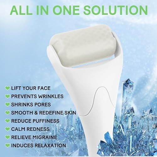 Fronnor Ice Roller for Face,Eyes,Facial Massager Tool,Soothing Skin Care Tool,Cooling Skincare Device for Puffiness,At-Home Spa Gift for Women(White) thumbnail 3
