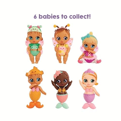 Baby Born Surprise Mini Babies Series 1 3 Pack - Unwrap Surprise Collectible Baby Doll, Butterfly or Mermaid Theme, for Kids Ages 3 and Up thumbnail 3