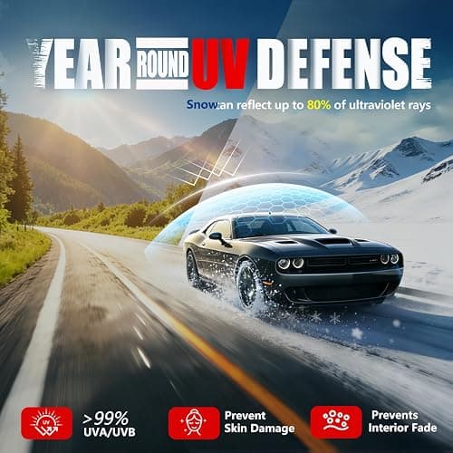 Vepagoo Ceramic Car Window Tint Film 50% VLT, 40" x25FT | Daytime privacy, no signal interference, 99% UV block, scratch-resistant, DIY side/rear windows. thumbnail 5