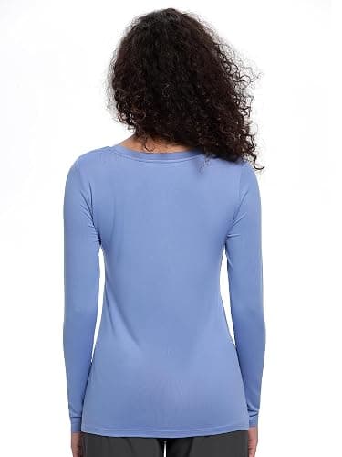 COZYFIT Underscrub Long Sleeve Women - Crew Neck Scrubs Undershirts for Nurse with Soft Fabric thumbnail 2