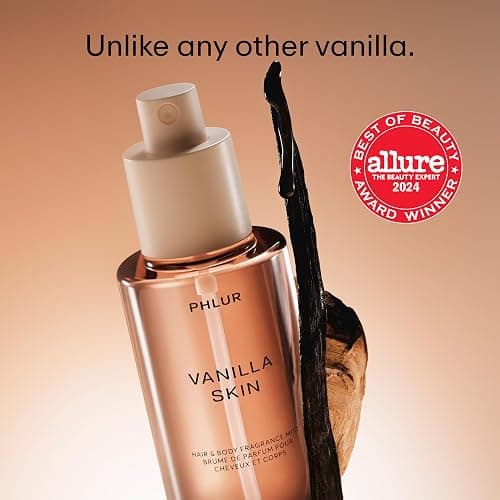 PHLUR Vanilla Skin Body Mist, 3 Fl Oz - Hair and Body Perfume for Women, Vanilla Perfume Body Spray with Pink Pepper, Cashmere Wood & Sandalwood Fragrance thumbnail 2