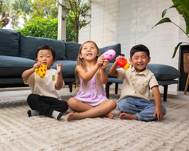 Cool Things Squishy Sand Buddies, Sensory Fidget Toys for Kids, Food-Themed Stress Relief Toys, Squeeze Ball, Squishy Stress Squeezing Toys for All Ages, Sand-Filled (3 Pack- Snack Squad) thumbnail 4