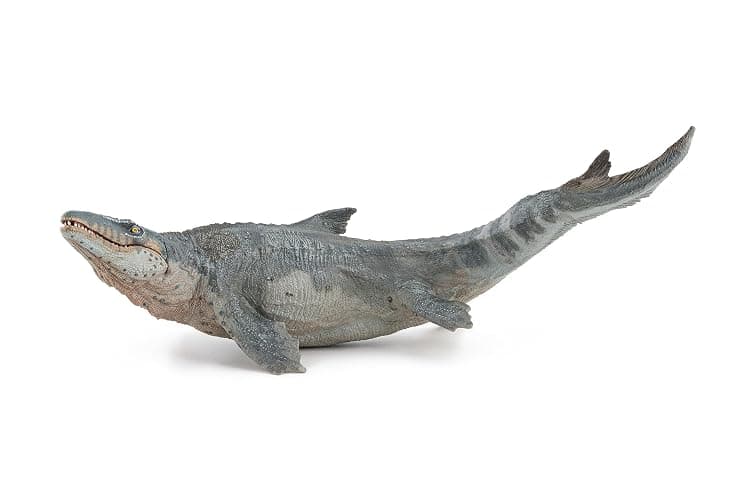 Papo - Mosasaurus Figure - Prehistoric Marine Reptile Toy for Kids Age 3+ - Hand Painted Cretaceous Predator with Realistic Details - 25.5 x 15 x 11 cm - Plastic Dinosaur Toy - 55088 thumbnail 9