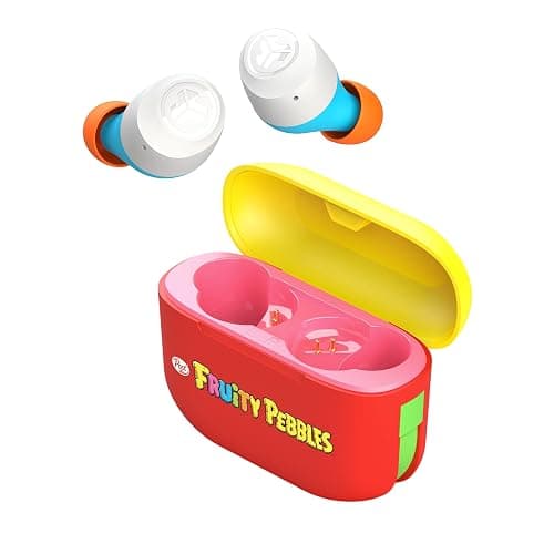 JLab Go Air Pop True Wireless Bluetooth Earbuds & Charging Case, Fruity Pebbles, Dual Connect, IPX4 Sweat Resistance, Bluetooth 5 Connection, 3 EQ Sound Settings Signature, Balanced, Bass Boost - Fruity Pebbles - Image 1