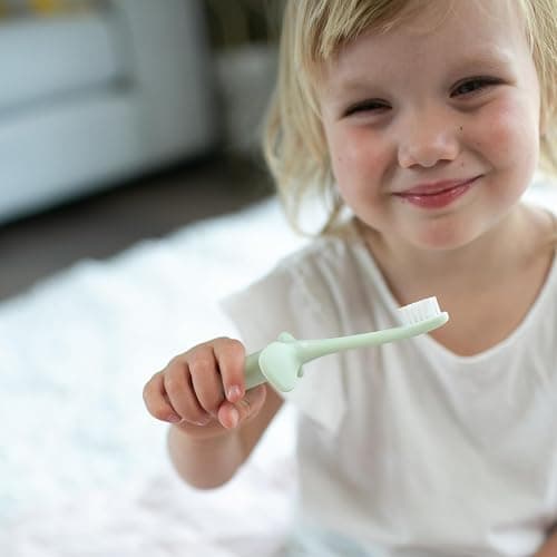 Dr. Brown's Infant-to-Toddler Toothbrush, Elephant, Mint, 0-3 Years thumbnail 15