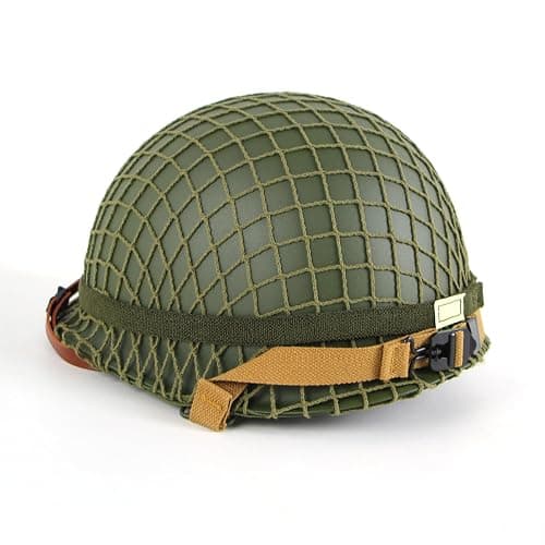 WW2 Version WWII US M1 Helmet Steel with Chin Strap Adjustable thumbnail 3
