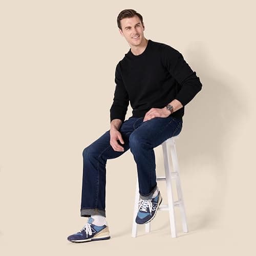 Amazon Essentials Men's Long-Sleeve Crewneck Sweater, 100% Cotton, Big & Tall Options Available thumbnail 3