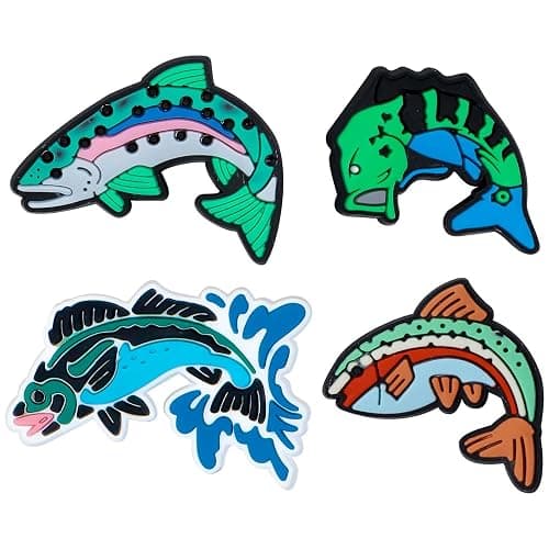 LUNINGLA Fishing Sport Shoe Charms, Cute Cartoon Outdoor Fishing Shoe Charms Accessories for the Fishing Lover Adults thumbnail 4