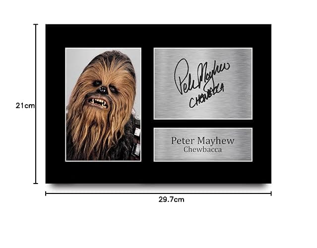 HWC Trading Peter Mayhew Gift Signed A4 Printed Autograph Gifts Print Photo Picture Display thumbnail 8