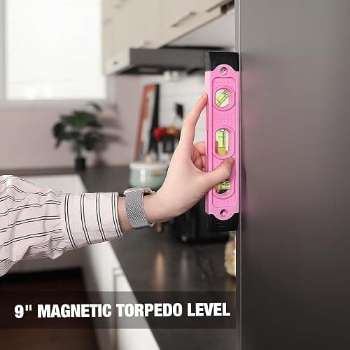WORKPRO Pink Tool Kit, 263-Piece Home Repairing Tool Set with Wide Mouth Open Storage Bag, Household Tool Kit - Pink Ribbon thumbnail 6