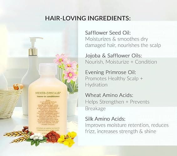 Mixed Chicks Curl Defining & Frizz Eliminating Leave-In Conditioner, 6.7 fl.oz. thumbnail 4