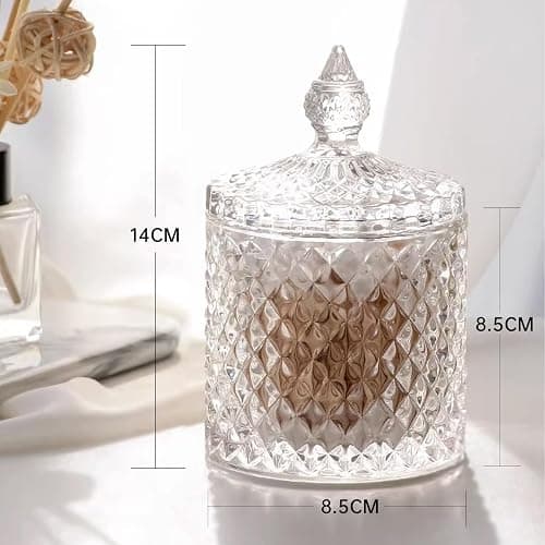 Wattepadspender,Wattestäbchen Behälter,Wattepads aufbewahrung,Bad zubehör,Kosmetikaufbewahrung,Tampon,ohrenstäbchen,ohrstäbchen,Badezimmer organizer,spender,box,q tips holder,qtip jar,q-tip,dispenser thumbnail 3