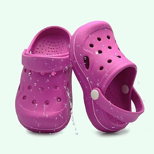 Nedaan Toddler Girls Boys Clogs Classic Garden Shower Beach Pool Swim Slip on Sandals Slides Children Kid Cute Water Shoes thumbnail 6