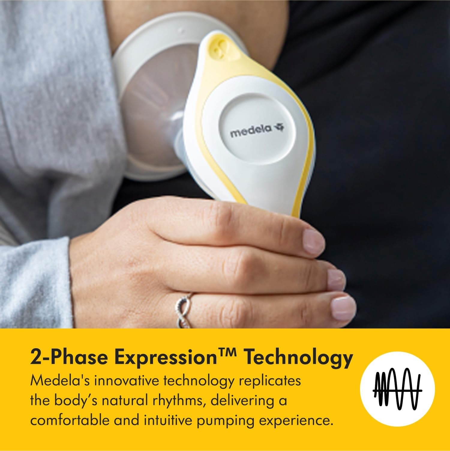 Medela Harmony Manual Breast Pump, Compact Swiss Design with PersonaFit Flex Shields and Medela's 2-Phase Expression Technology thumbnail 7