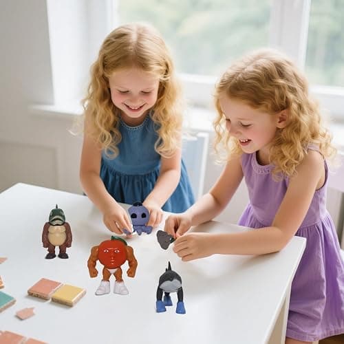 24PCS Italian Brainrot Action Figure,Tralalero Tralala Action Figure Set with Tralalero Tralala,Tung Tung Tung Sahur,Brainrot Meme Shark,Brainrot Toys Collectible Animal Figures for Fans Gifts thumbnail 7