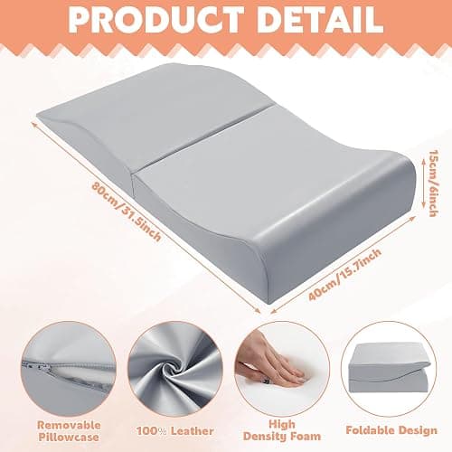 BALAPET Hair Washing Station for Kids,Shampoo Foam Mat for Children Ergonomic Comfortable Support Hair Washing Mat on Sink Portable Foldable Shampoo Buddy Basin Essentials, Patent Pending(Gray) thumbnail 3