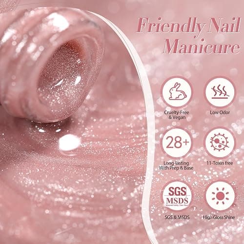 Born Pretty Cat Magnetic Eye Gel Nail Polish, Pastel Milky Cat Magnetic Gel Pastel Blue Green Purple Pink Nude Silver Nail Art Gel Manicure Salon DIY Gifts 7ML 6PCS thumbnail 9