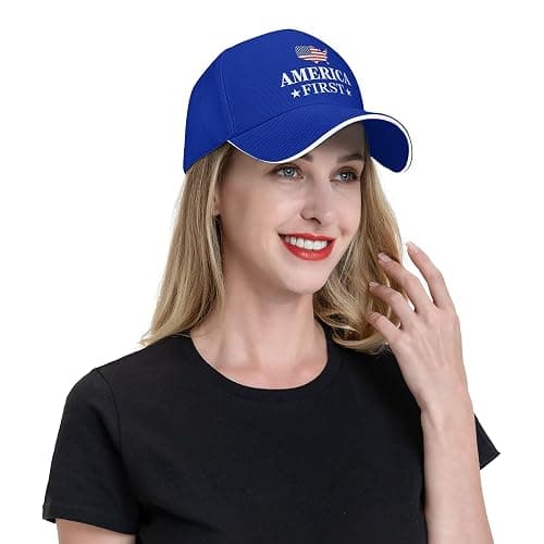 Vetrova America The First Hat 4th of July Golf Hats for Mens Women Dad Caps thumbnail 7