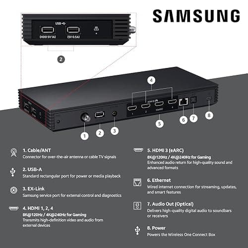Samsung 85-Inch Class Neo QLED QN990F 8K Mini LED Smart TV (2025 Model) NQ8 AI Gen3 Processor, 8K AI Upscaling Pro, Wireless One Connect, Glare Free, Samsung Vision AI, Alexa Built-in thumbnail 3