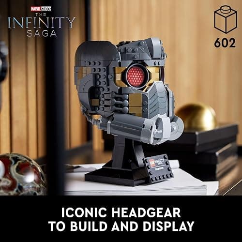 LEGO Marvel Star-Lord's Helmet Set 76251, Collectible Model Kit for -Adults to Build, Home Décor Creative Activity, Gift Idea thumbnail 3