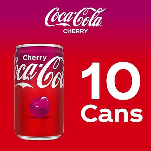 Coca-Cola Cherry Can, 7.5 fl oz | Carbonated drink with cherry cola flavor thumbnail 7