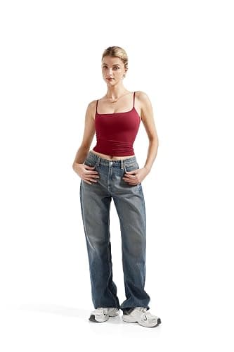 SUUKSESS Women Sexy Square Neck Tank Top Summer Y2K Going Out Basic Cami Shirt thumbnail 4