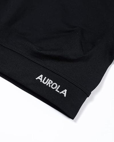 AUROLA Influence Crop Top Workout Shirts for Women, Ultra-Soft Seamless Gym T Shirts Short Sleeve Running Workout Tops thumbnail 4
