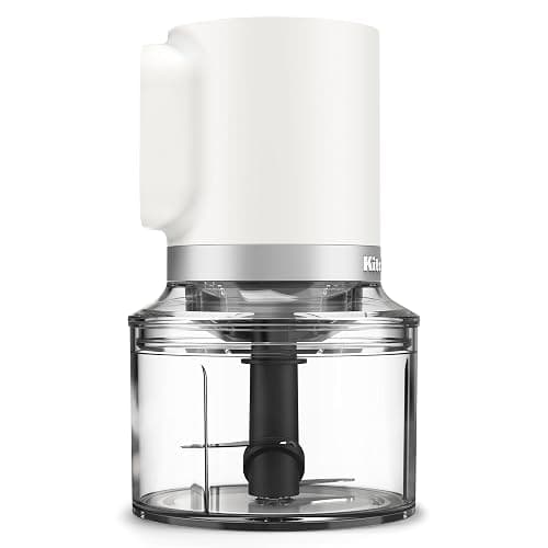 KitchenAid Go Cordless Top Down Chopper - battery sold separately, KTCR350, Porcelain White - Image 1