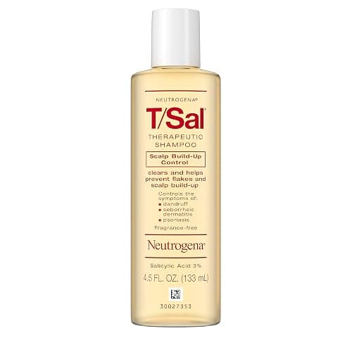 Neutrogena T/Sal Therapeutic Shampoo for Scalp Build-Up Control with Salicylic Acid, Scalp Treatment for Dandruff, Scalp Psoriasis & Seborrheic Dermatitis Relief, 4.5 fl. oz (Pack of 4) thumbnail 4